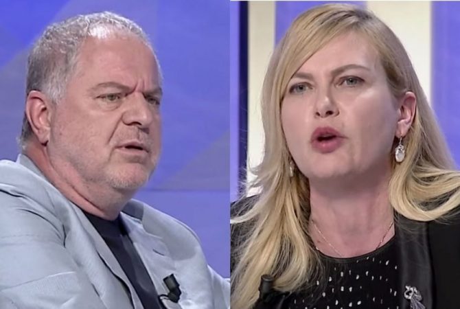 VIDEO/Sherr mes Dodës dhe Baton Haxhiut, ish-deputetja merr shishen e ujit në dorë