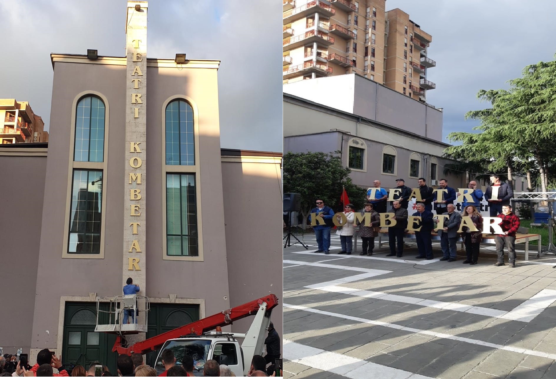 FOTO/ Teatrit iu rikthye dinjiteti, artistët rivendosin gërmat