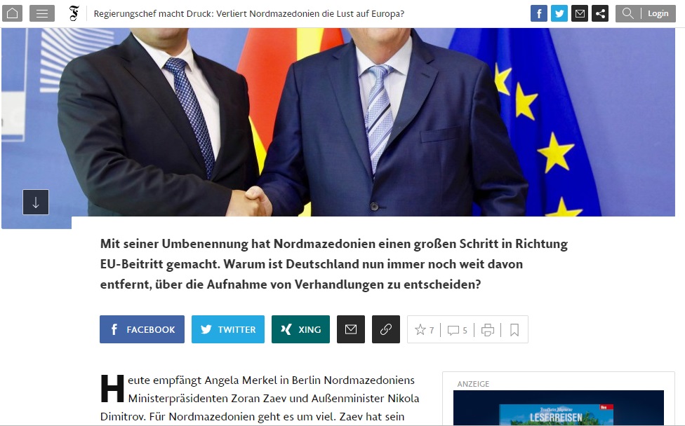 Gazeta Gjermane: Rama po luan zjarrvënësin e negociatave, krimi e korrupsioni në nivele të larta qeveritare