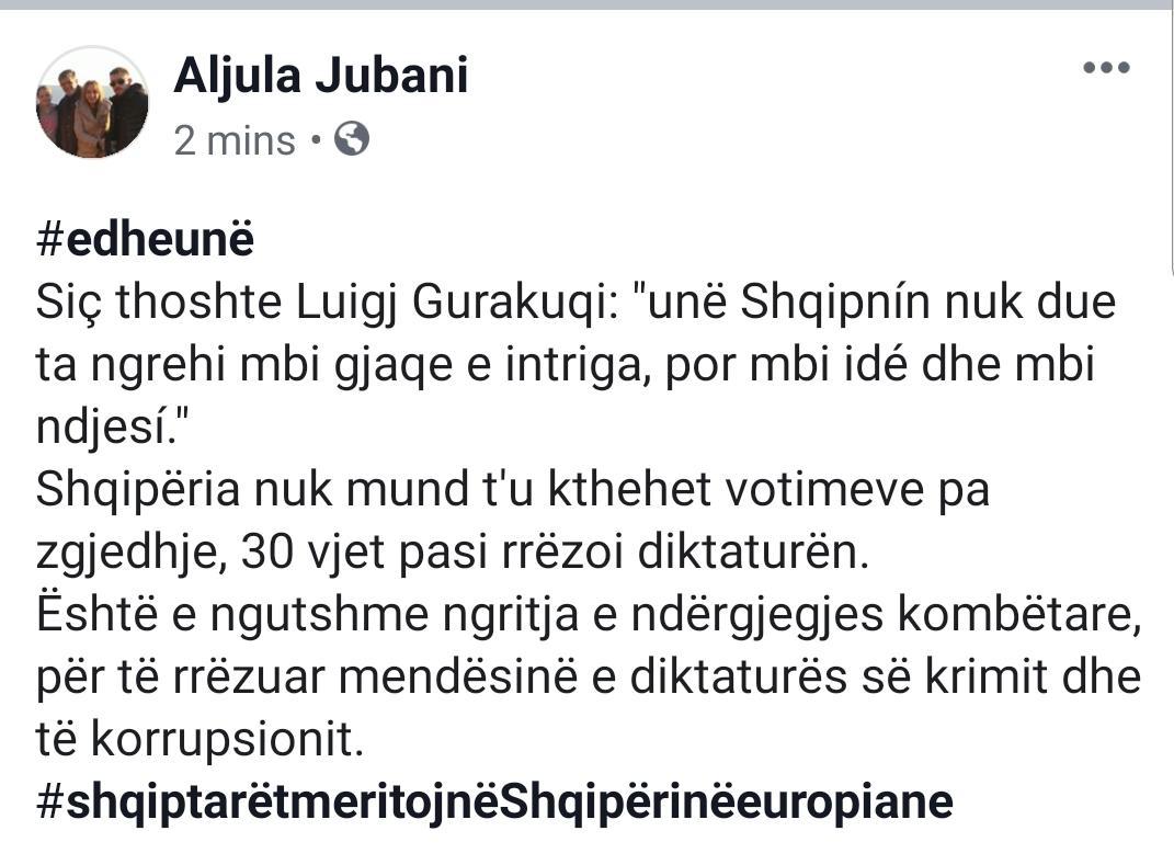 FOTO/”Nëse do të votoja, do më mallkonin me breza”, të tjerë intelektualë i bashkohen nismës ‘#Edheunë’