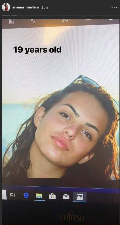 Fotot e rralla të Armina Mevlanit: Kurrë më nuk kam qenë kaq e dobët