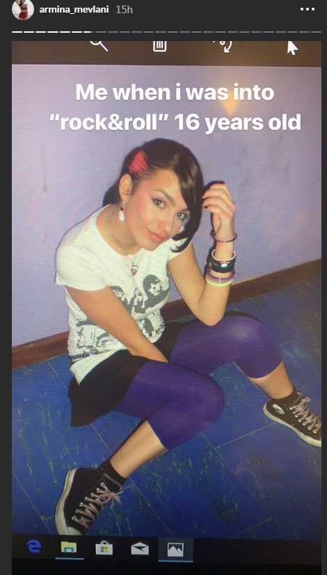 Fotot e rralla të Armina Mevlanit: Kurrë më nuk kam qenë kaq e dobët