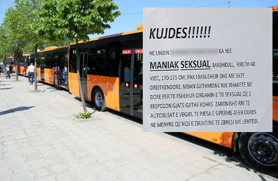 Maniak seksual në urbane, qytetarët të frikësuar: Të identifikohet personi