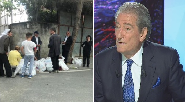 VIDEO/ PS shpërndan ushqime në këmbim të votës, reagon Berisha: “Ushqim për votë”