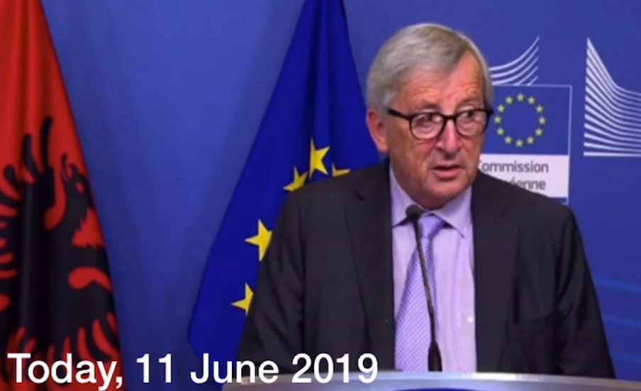 VIDEO/Juncker ngatërron datën, Vasili: Mu në sy të Ramës njoftoi se zgjedhjet paskan mbaruar në prill
