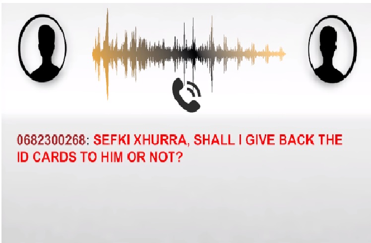 VIDEO përgjimi 7/ Mbledhja e ID, qytetari-Imer Lalës: A të ja jap ato kartat…?