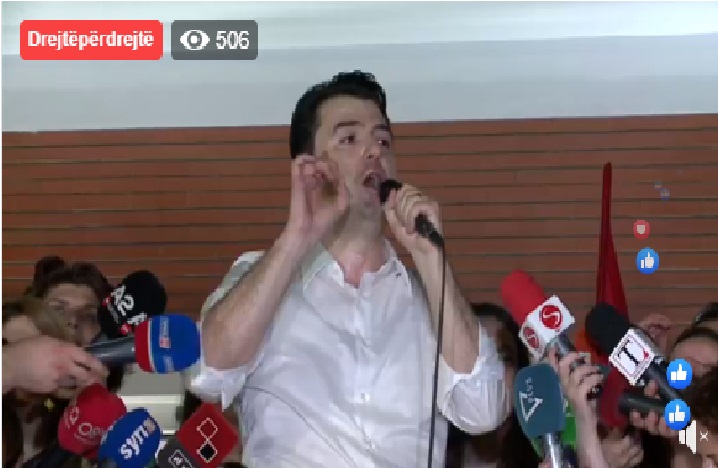 VIDEO/ Basha mbyll protestën: Pjesëmarrje gjigande, zëri i sovranit nuk injorohet