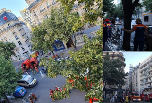 FOTO/Zjarr në ndërtesën 6-katëshe, 3 të vdekur në Paris