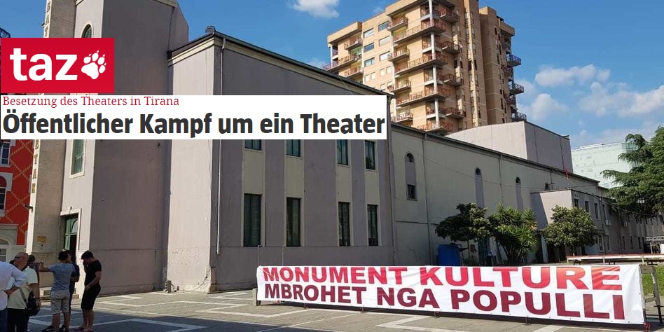 Gazeta e njohur gjermane,  publikon një shkrim për çështjen e Teatrit Kombëtar