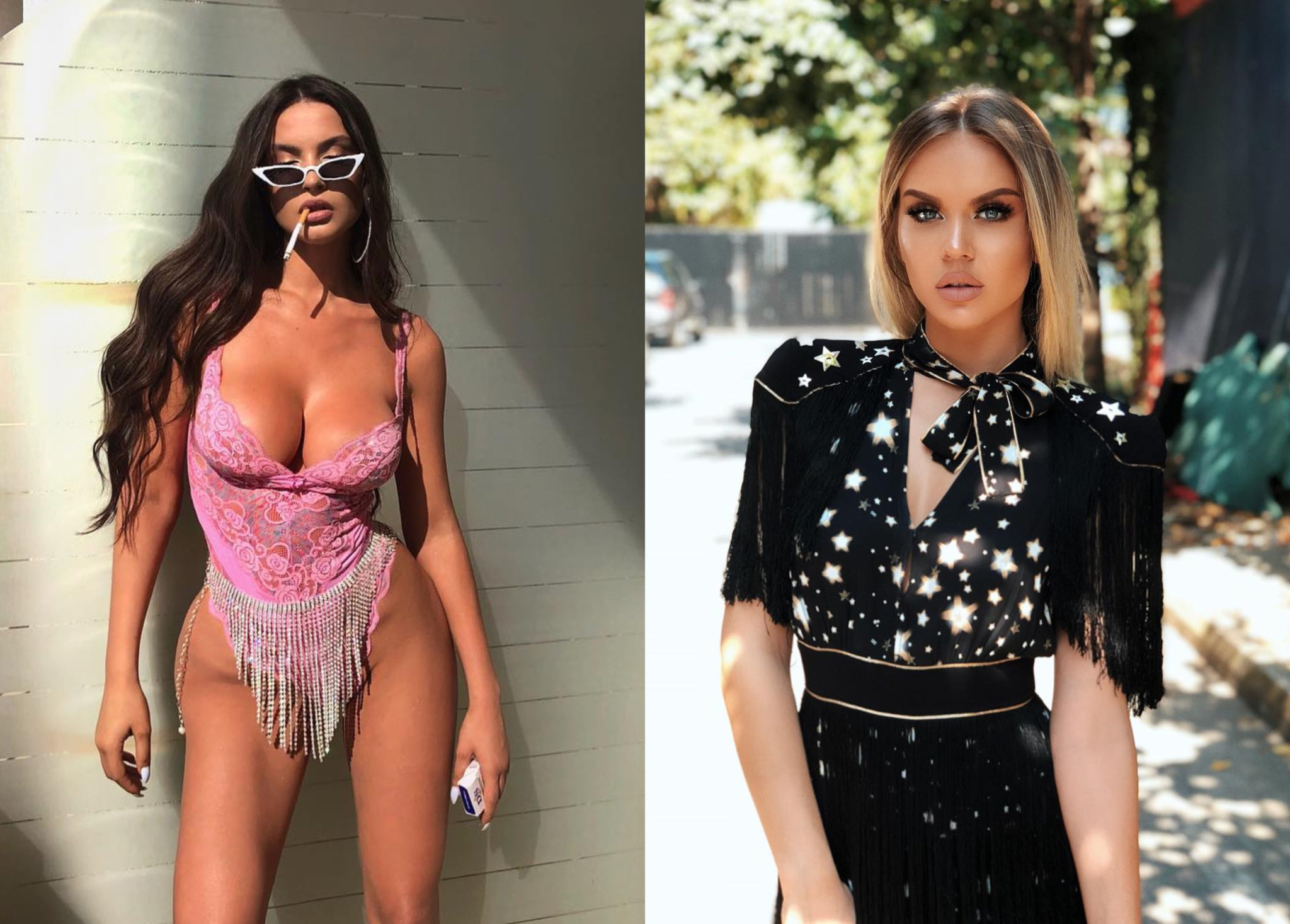 Oriola dhe Kejvina postojnë fotot nga plazhi, dy modelet provokojnë me pozat s*ksi