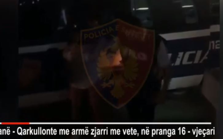 VIDEO/16-vjeç dhe me armë në kryeqytet, si u arrestua minoreni: I iku policisë me vrap
