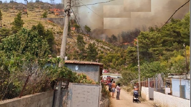 Zjarri në Shëngjin vijon prej 2 ditësh, e pamundur të ndërhyhet