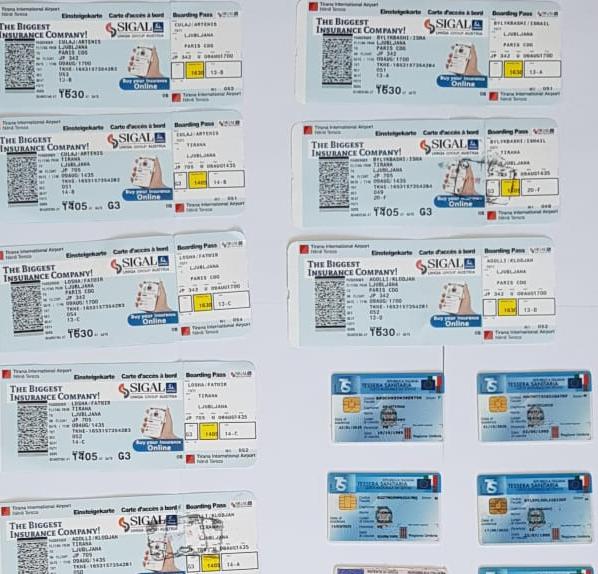 Tiranë/ Policia godet veprimtarinë kriminale për kalim dhe dokumenta fallco