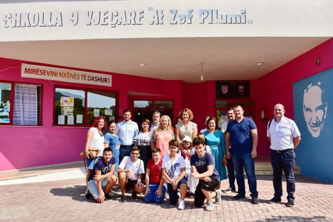 Shkolla “At Zef Pllumi” rikonstruktohet në 95 vjetorin e lindjes së tij