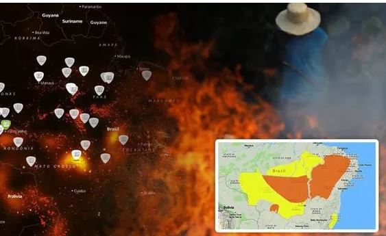 VIDEO/Flakët rrethojnë Amazonën, situata alarmante: Zjarri po hyn dhe në Paraguai