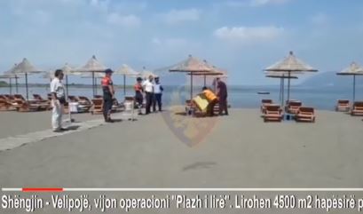 VIDEO/Aksion për lirimin e plazheve në Shëngjin e Velipojë, padi drejtorit në Bashkinë e Lezhës