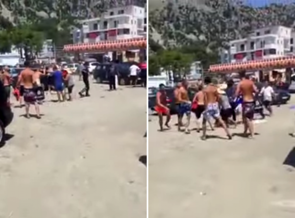 VIDEO/Sherr masiv në Shëngjin, të rinjtë goditen me njëri-tjetrin, policia jep detajet