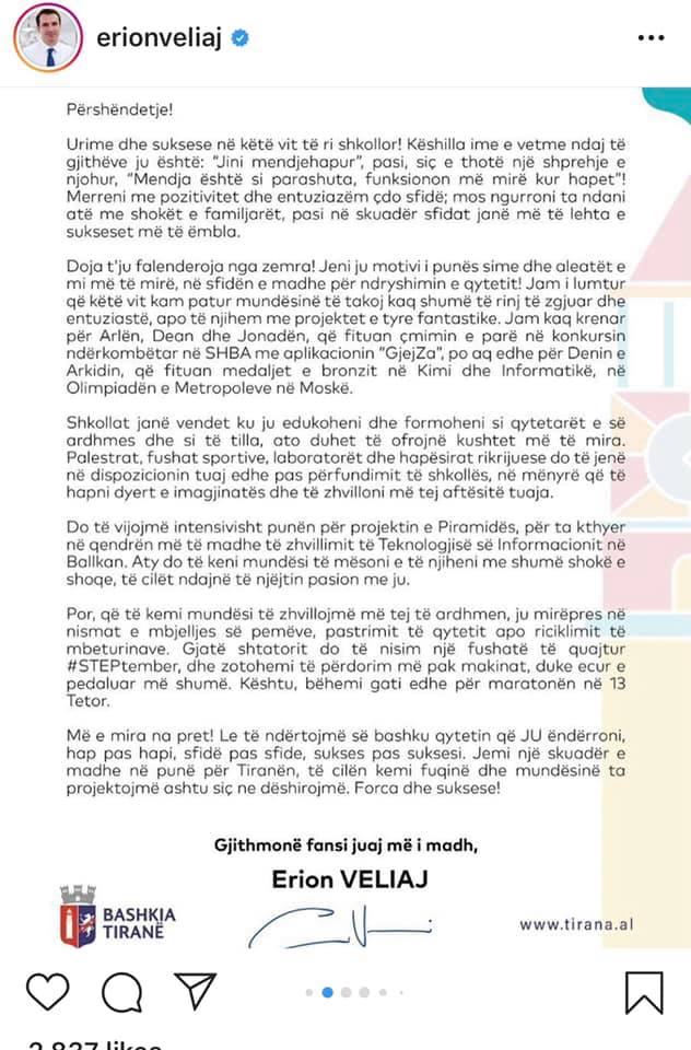 FOTO/Zhupa denoncon propagandën e Veliajt: Si po i indoktrinon fëmijët me arritjet e tij imagjinare