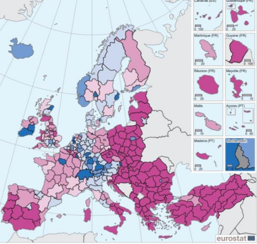 EUROSTAT: Shqipëria, më e varfra në Europë