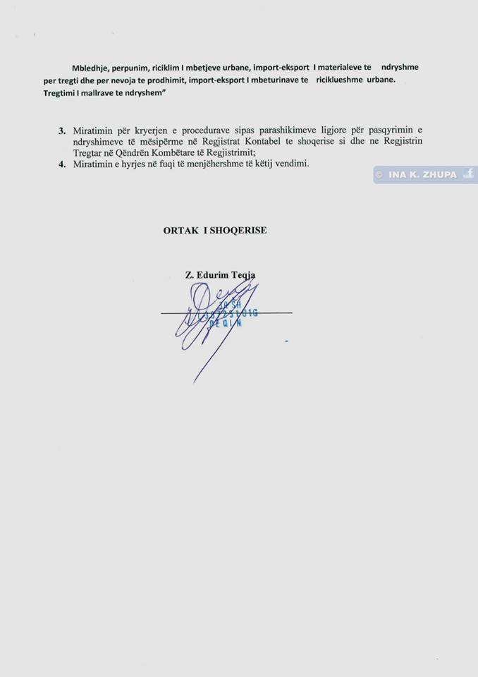 DOKUMENTI/”Rilicensohet kompania ku u vra Ardit Gjoklaj”, PD denoncon Klosin: I dha leje Edurim Teqjas