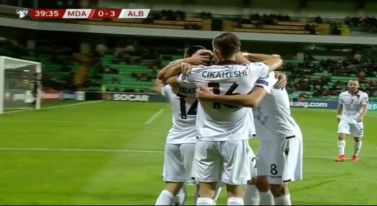 Shqipëria nuk gabon ndaj Moldavisë, triumfon me poker golash