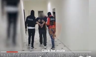 VIDEO/Aksion i policisë në Kavajë, “çiklistin” e kapin duke shpërndarë heroinë