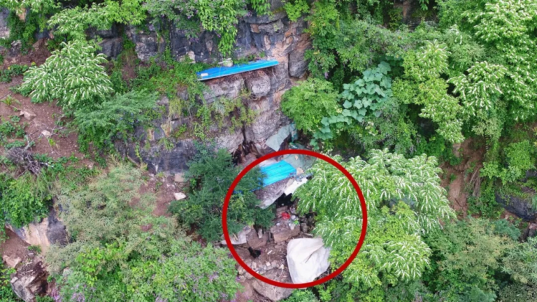 FOTO/Prej 17 vitesh në arrati, arrestohet pasi gjendet nga droni në një shpellë