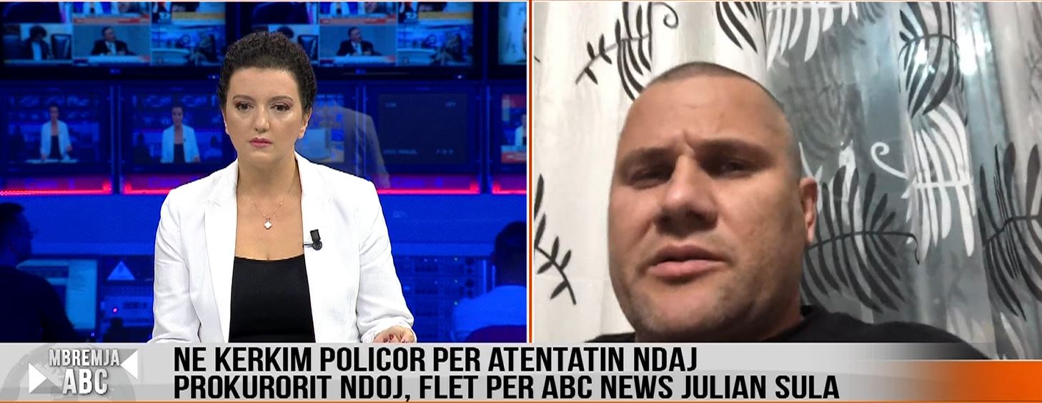 Julian Sula telefonon ne studion televizive: Nuk kam lidhje me atentatin