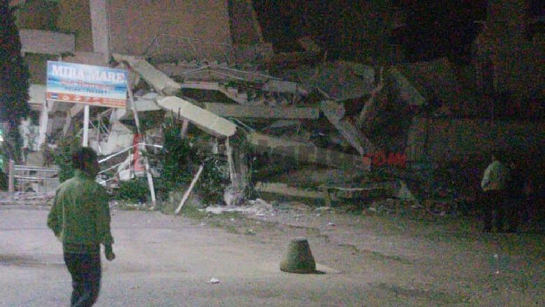 TERMETI/ Deme te medha ne Durres, banoret bllokohen ne pallat