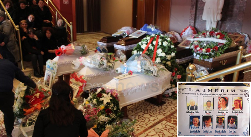 VIDEO/”E pamundur të gjesh fjalë ngushëllimi”, i jepet lamtumira anëtarëve të familjes Lala