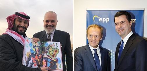 FOTO/Këlliçi bën krahasimin: Ndërsa Basha lobon për negociatat, Rama në ekspozota dhe darka me sheikë