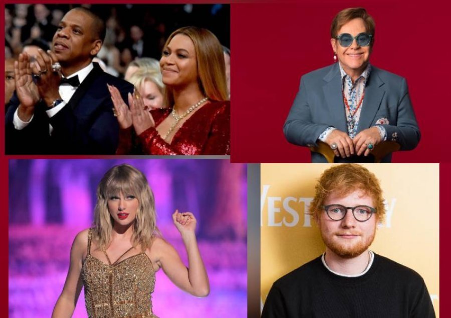 Forbes rendit artistët më të paguar të 2019-tës