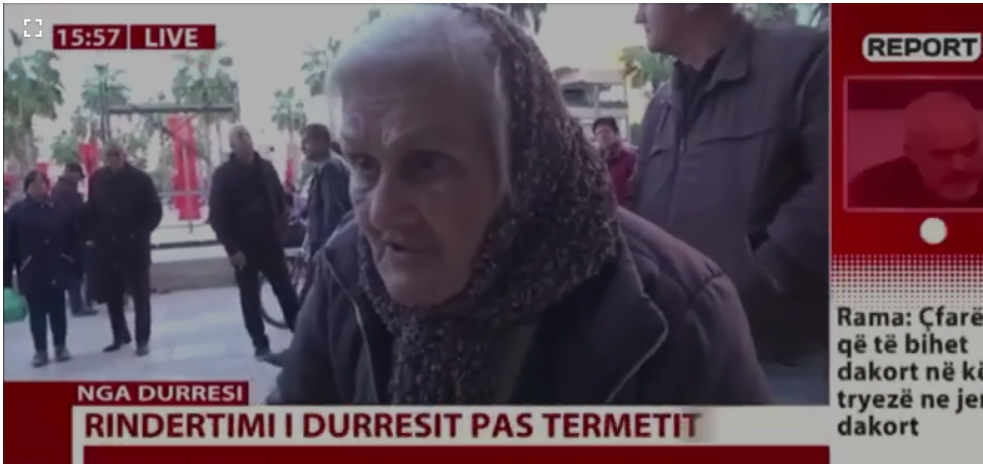 E moshuara në Durrës step me përgjigjen e saj në një transmetim direkt