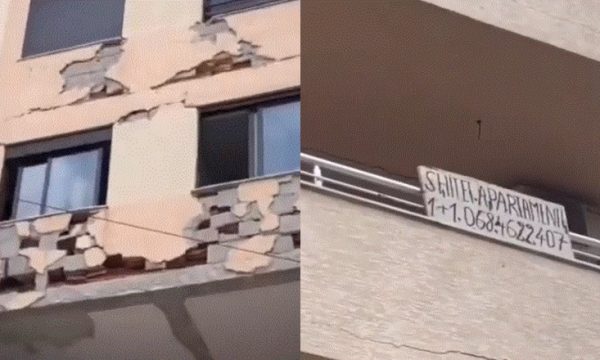 DENONCIMI/Pronari shet apartamentet e dëmtuar nga tërmeti: Ulje 10 mijë euro, vetëm ca tulla i kanë lëvizur