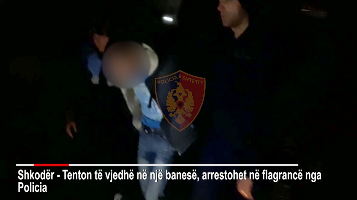VIDEO/Në tentativë për të grabitur banesën në Shkodër, kapet ‘mat’ nga policia