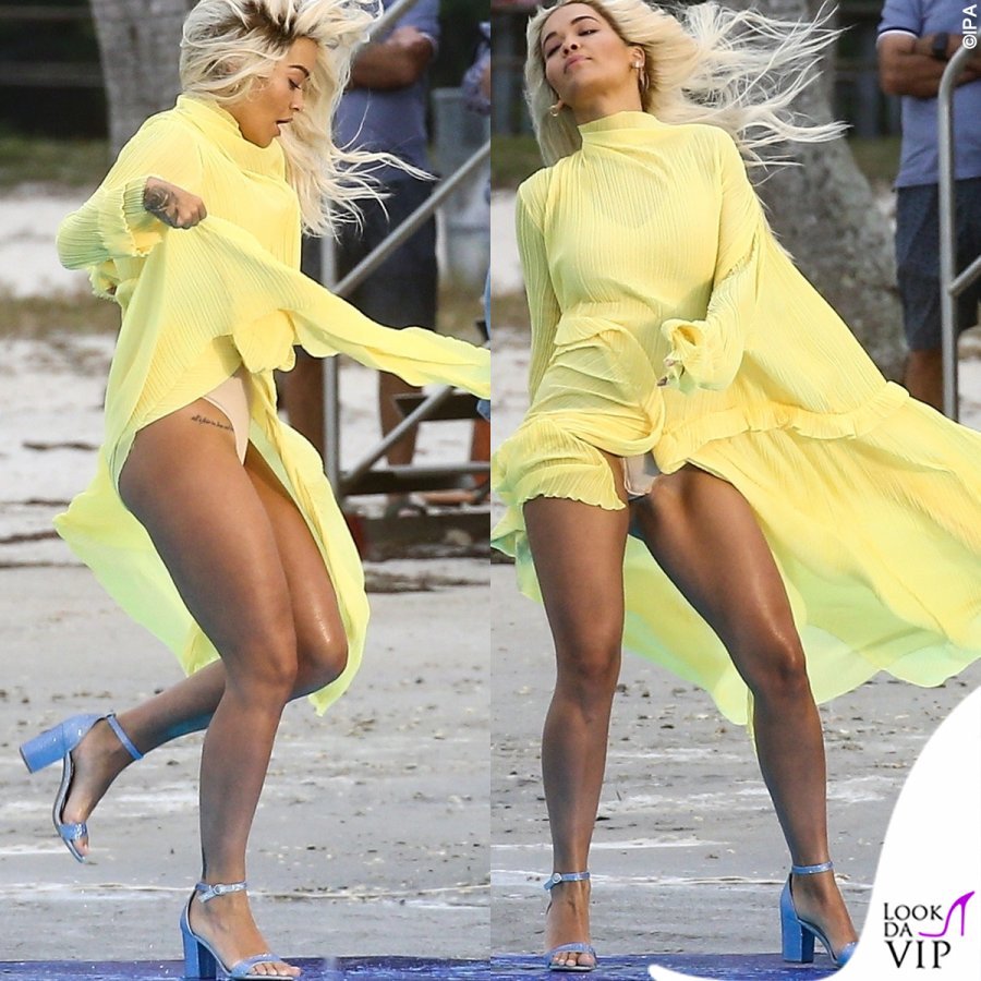 FOTO/Këngëtares shqiptare era ia nxjerr të gjitha sheshit