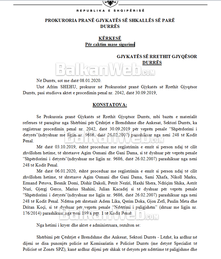 DOSJA E PLOTE/Zbardhen përgjimet, kush i “fundosi” policët e zyrtarët, merrnin deri në 7 mijë euro