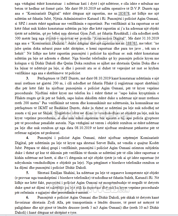 DOSJA E PLOTE/Zbardhen përgjimet, kush i “fundosi” policët e zyrtarët, merrnin deri në 7 mijë euro