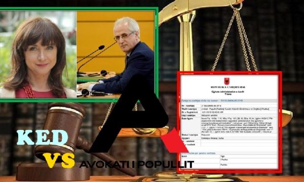 Jo vetëm Presidenti Meta, dhe Avokati i Popullit padi kundër Ardian Dvoranit