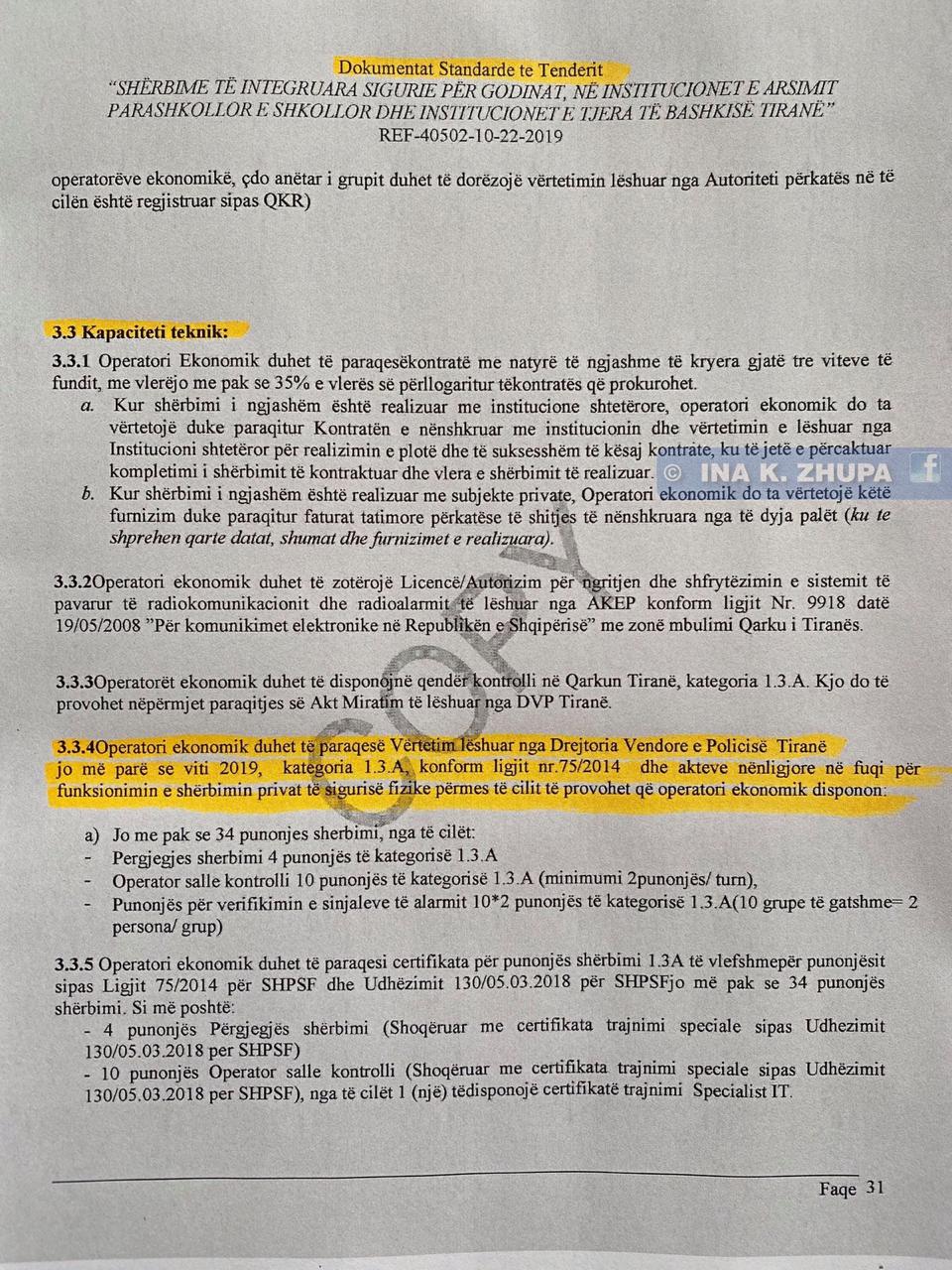 FOTO/Zhupa denoncon: Si Veliaj dha tender pa garë 3.4 milionë euro kompanisë së kryetarit të Bashkisë Mat