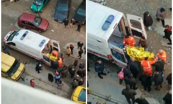 FOTO/Detaje nga shpërthimi në Yzberisht, copat e xhamit iu futën në sy punonjëses, pronarja u shemb në tokë