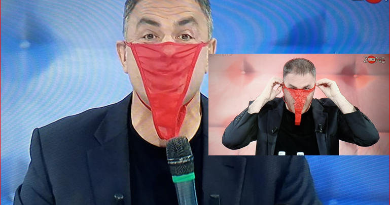 Çani i ka marrë masat për koronavirusin, moderatori shfaqet me maskën “provokuese’