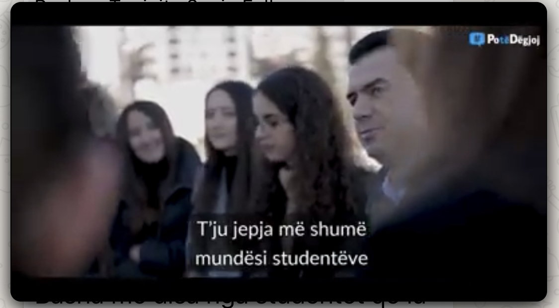 PO TE DEGJOJ/ Basha, takime me studente per ligjin per arsimin