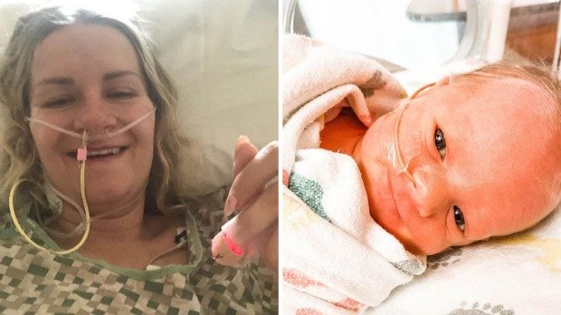 27-vjeçarja me Koronavirus sjell në jetë fëmijën, ishte e intubuar dhe në gjendje kome