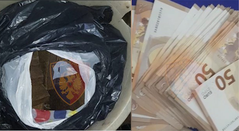 VIDEO/Zbulohen kanabis pluhuri e çokollate dhe një sasi eurosh, pranga vlonjatit