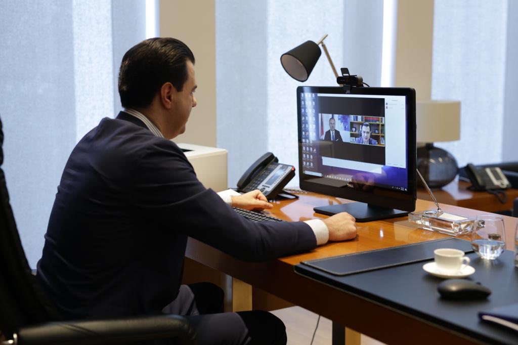 Video konferencë me ambasadorin Soreca, Basha: Nuk mund të ecet përpara në këtë proces jetik për Shqipërinë pa demokraci