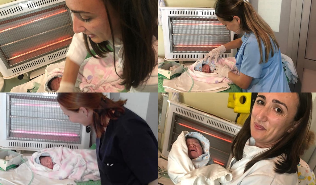 FOTO/Spitali i dëmtuar keq nga tërmeti, kushtet skandaloze ku lindin fëmijët në Laç