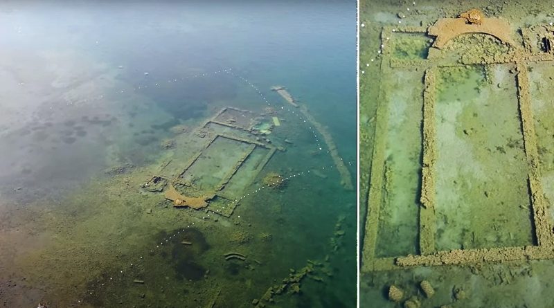 Koronavirusi “pastroi” liqenin, rishfaqet kisha antike e fshehur për 1000 vjet nën ujë