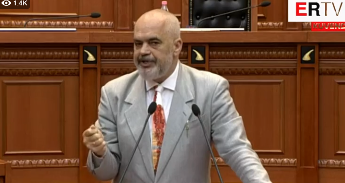 VIDEO/Rama nga Kuvendi: FAKT! Shqipëria sot ka një bilanc pozitiv në luftën me krimin!