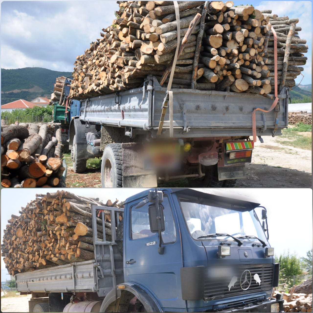 POGRADEC/ Kapet kamioni me dru, edhe shoferi i dehur me raki